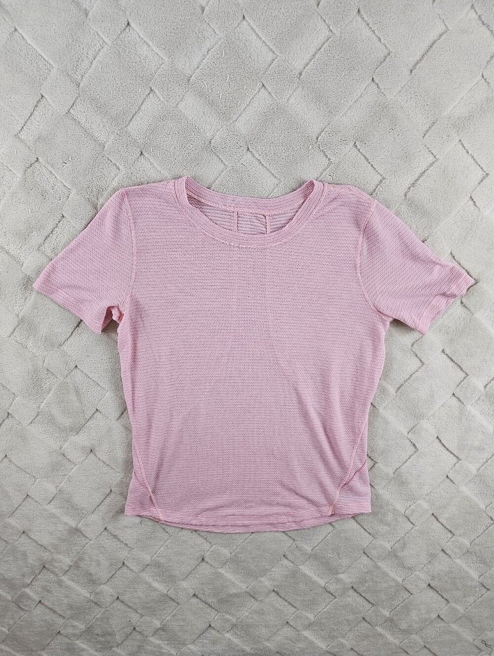 Lululemon Light Pink Top Womens 4 Gym Yoga Casual